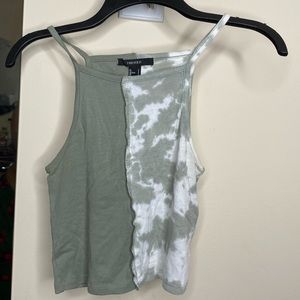 TIE DYE BLOCKED TOP